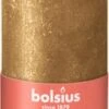 Bolsius Stompkaars Rustiek Shimmer Goud 60 Uur D 6,8 H 13 Cm -Bolsius 8717847150912 1