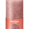 Bolsius Rustiek Stompkaars Shimmer 130/68 - Pink -Bolsius 8717847150950