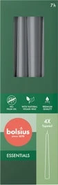 Bolsius Dinerkaars Essentials Antraciet 7,5 Uur D 2,4 H 24,5 Cm 4 Stuks