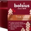 Bolsius Geurkaars True Glow Winter Spices Rood 24 Uur 9,2 X 9,4 X 6,6 Cm -Bolsius 8717847161345 0