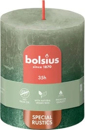 Bolsius Dinerkaars Sunset Groen 35 Uur D 6,8 H 8 Cm 3 Bolsius Dinerkaars Sunset Groen 35 Uur D 6,8 H 8 Cm