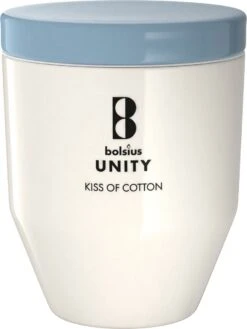Bolsius Unity - Geurkaars - Kiss Of Cotton - Medium - 258g