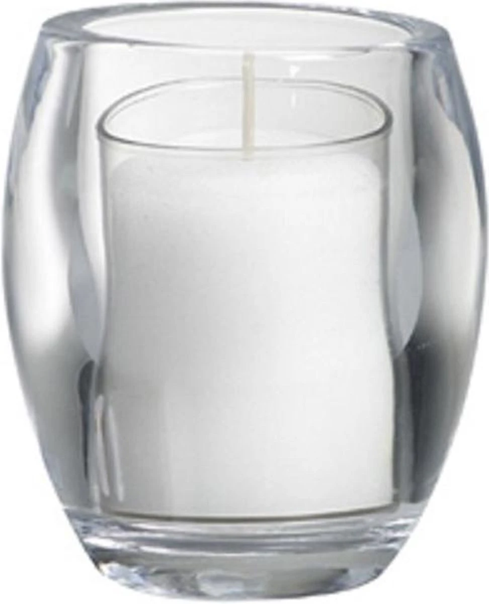 Bolsius Kandelaar Navulling/ Refill 64/52 Tray 20 Stuks Transparant 4 Bolsius Kandelaar Navulling/ Refill 64/52 Tray 20 Stuks Transparant - Afbeelding 2