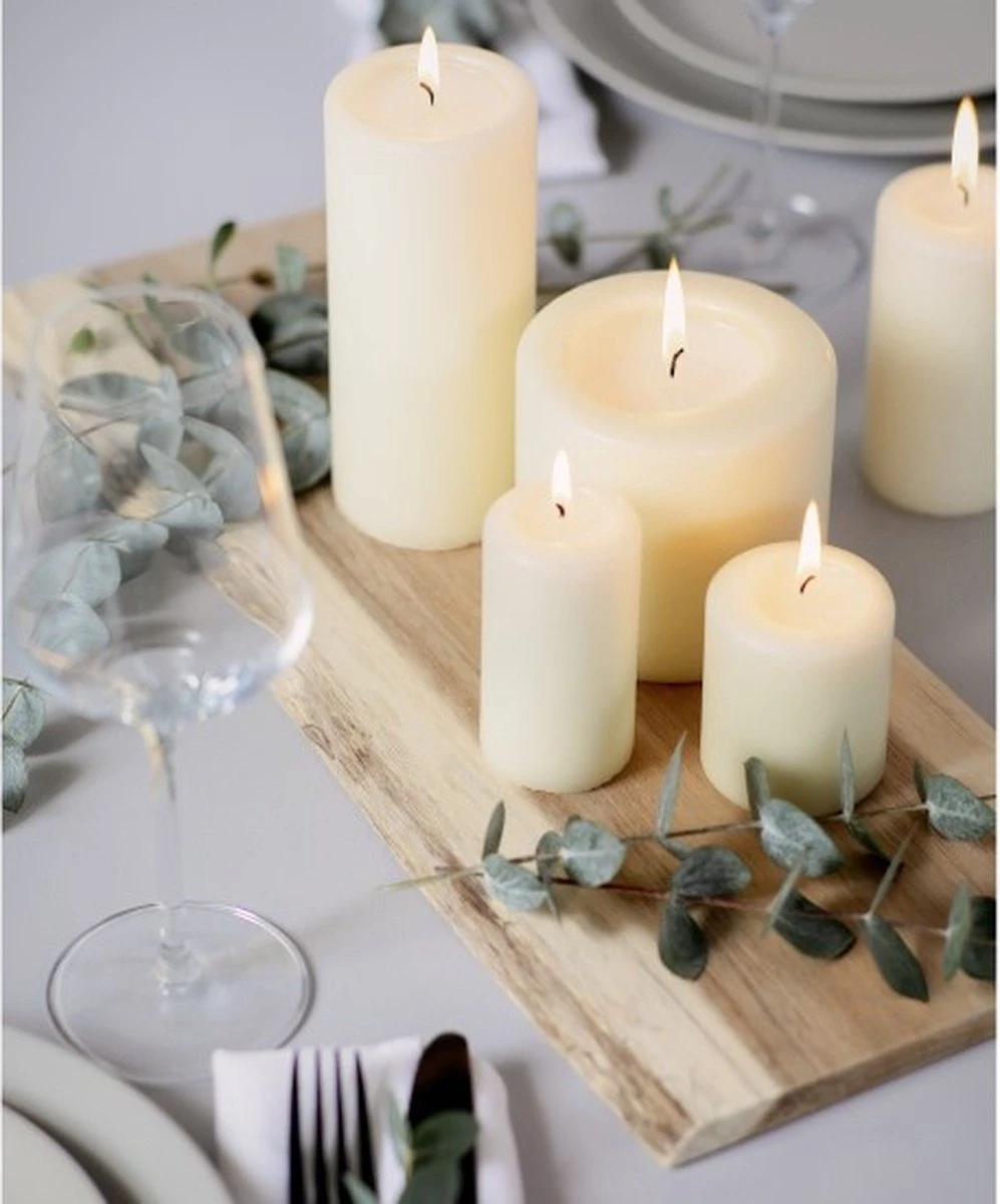 Stompkaarsen Bolsius - 100x48mm - Kleur Wit - Stompkaarsen - Bolsius 8 Stompkaarsen Bolsius - 100x48mm - Kleur Wit - Stompkaarsen - Bolsius - Afbeelding 6