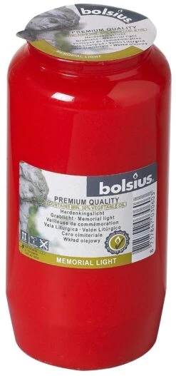 Bolsius Herdenkingslicht Nr. 7 Kompo Rood