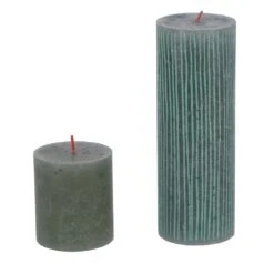 Bolsius Stompkaars Rustiek 19 X 6,8 Cm Jade Green -Bolsius e639e50d2bb62965511866e6e74dba56